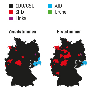 Wo die Mehrheit AfD wählte