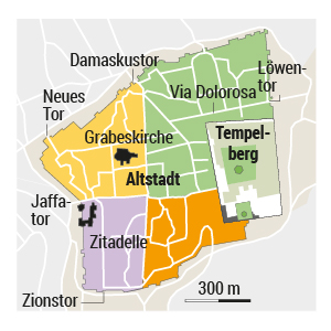 Der Tempelberg in Jerusalem