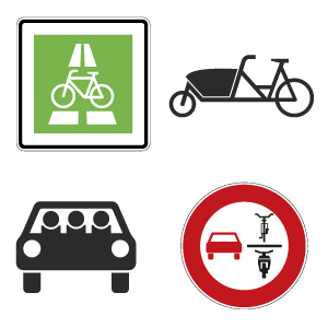 Neue Zeichen für neue Verkehrsregeln