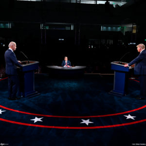 TV-Duell Biden vs Trump: Zitate und Fotos
