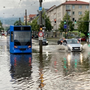 Unwetter in Deutschland
