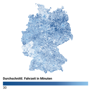 Erreichbarkeit von Grundschulen