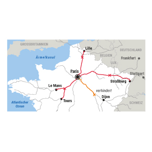 Brandanschläge auf Bahnstrecken in Frankreich