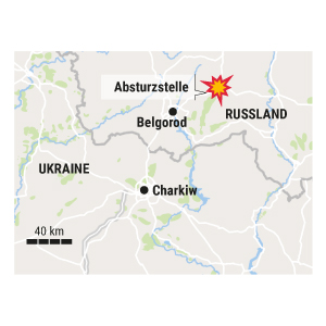 Transportflugzeug des russischen Militärs abgestürzt