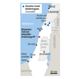 Lage in Israel