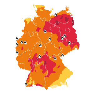Waldbrandgefahr in Deutschland