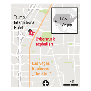 Las Vegas: Cybertruck explodiert