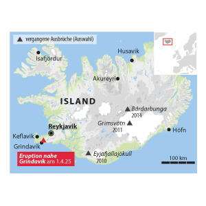Vulkanausbruch auf Island