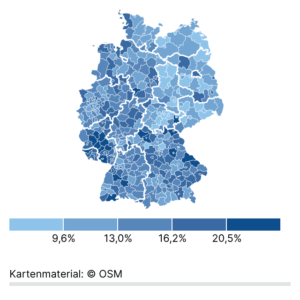 Ärzte über 65 (Karte, 2025)