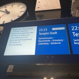 Bahnverkehr steht deutschlandweit still