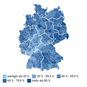 5G-Verfügbarkeit (Karte, Oktober 2022)