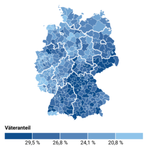 Elterngeld für Väter (Karte)
