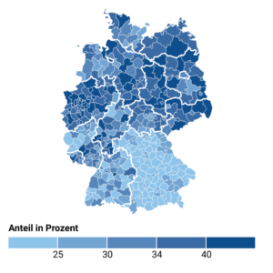 Lange Zeit ohne Job (Karte, März 2024)