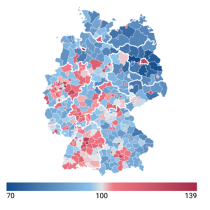Zugezogen, fortgezogen (Karte, 2022)