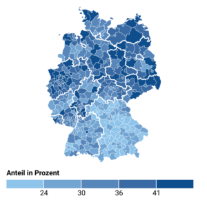 Lange Zeit ohne Job (Karte, Juni 2024)