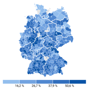 Wirtschaftsfaktor Industrie (Karte, 2022)