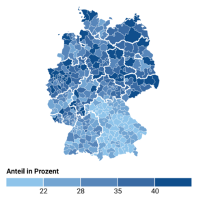 Lange Zeit ohne Job (Karte, August 2024)