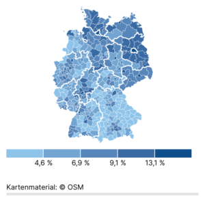 Männer als Erzieher (Karte, März 2024)
